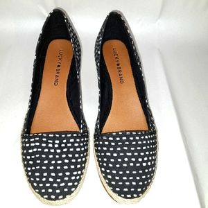 Lucky Brand/ 6.5/ white dots with black